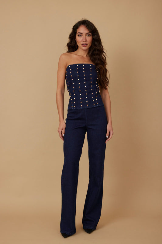 Blue Top with Pants